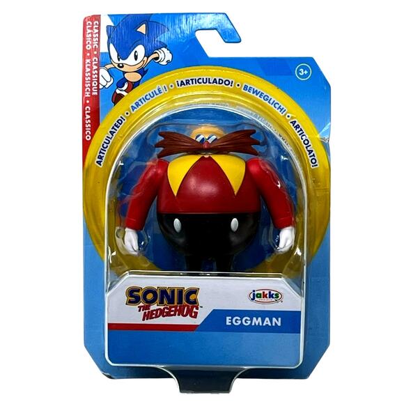 Jakks Pacific Sonic the Hedgehog 2.5" Classic Dr. Eggman Action Figure NIP - Picture 1 of 9